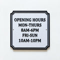 Personalised Text Sign – Custom House Business Name Window Warning Plate Plaque