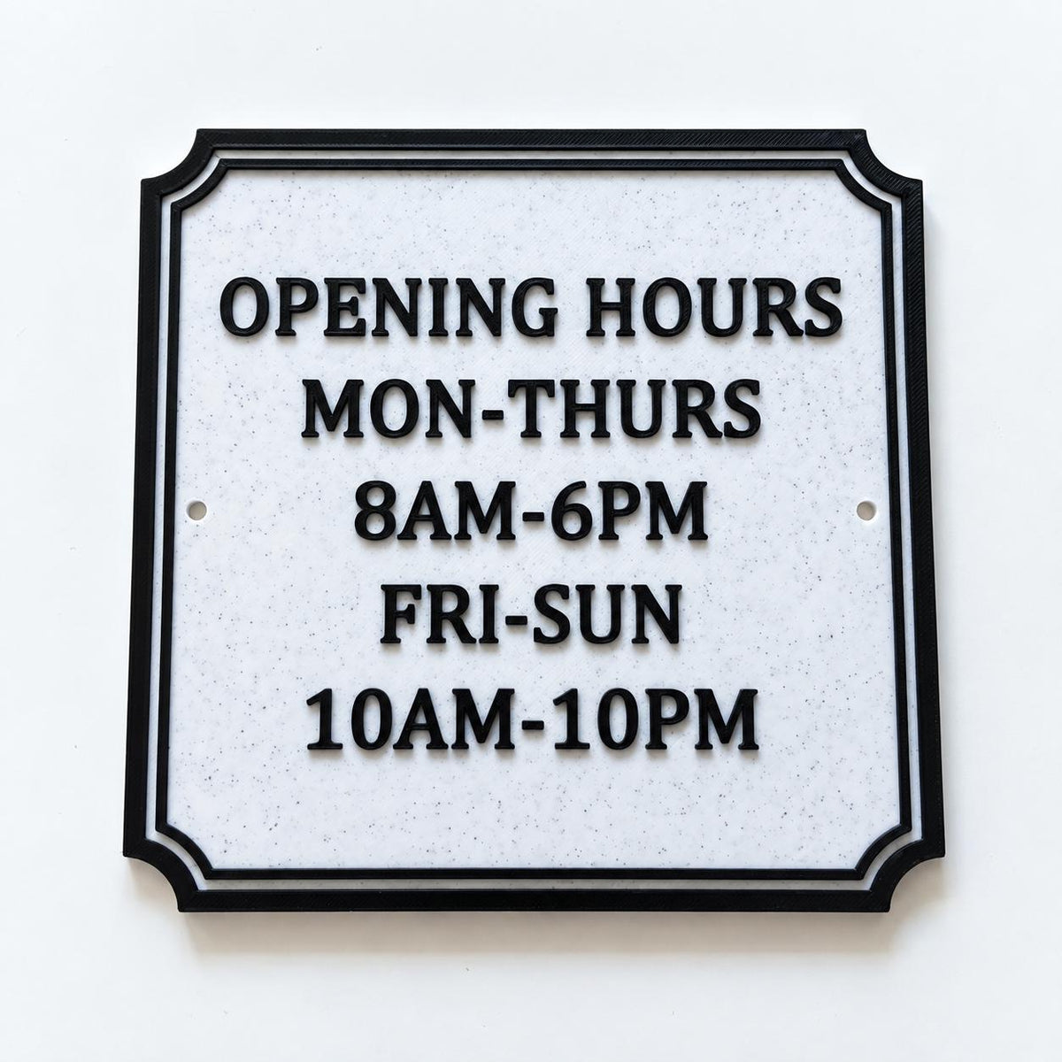 Personalised Text Sign – Custom House Business Name Window Warning Plate Plaque