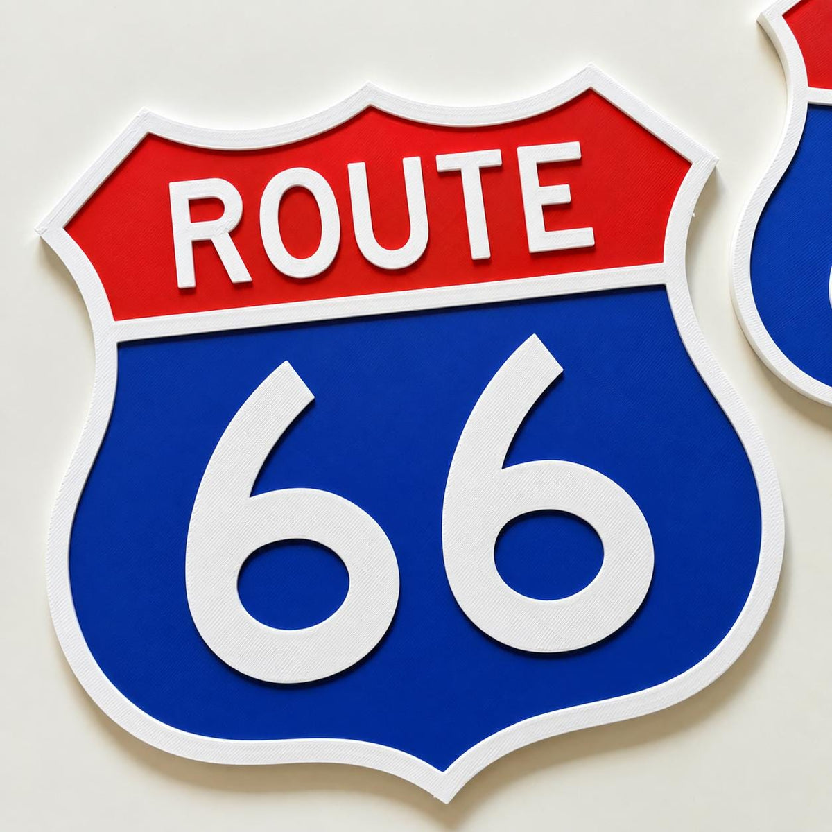 Personalised Route 66 Sign – Kids Name Bedroom Door Road Cars Wall Decoration