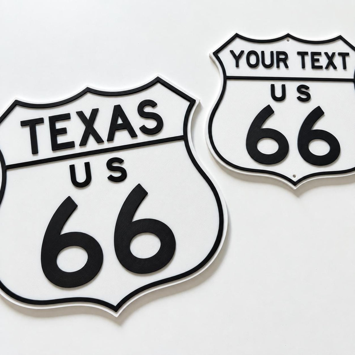 Personalised Route 66 Sign – Kids Name Bedroom Door Road Cars Wall Decoration