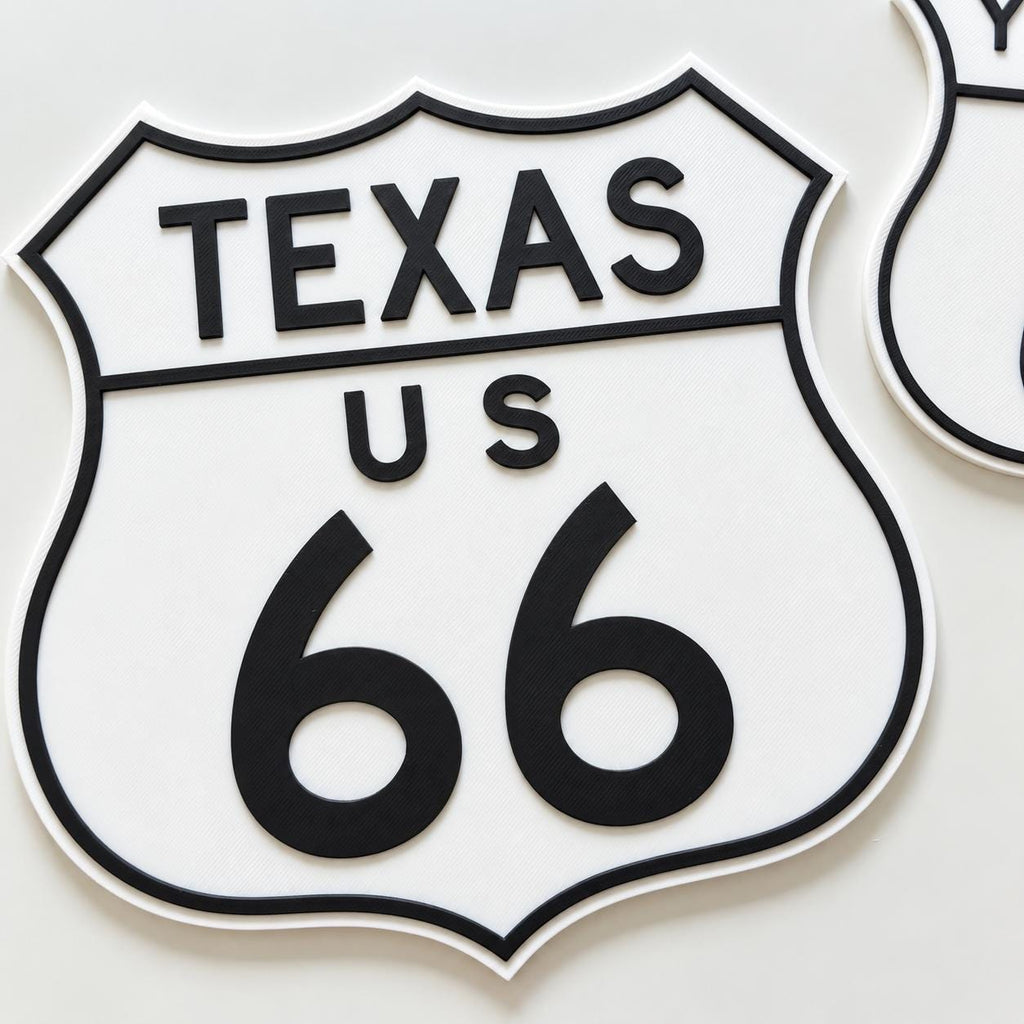Personalised Route 66 Sign – Custom US Road Cars Kids Bedroom Wall Decoration