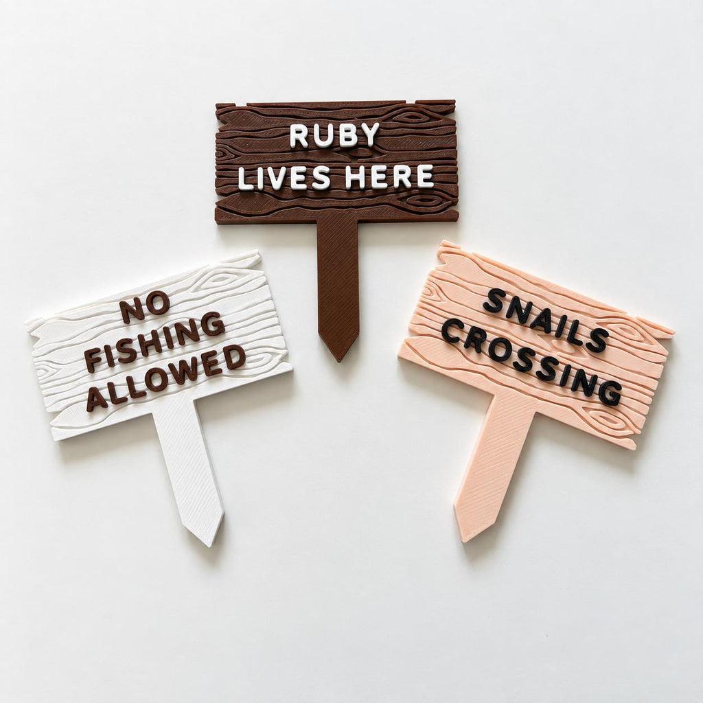 Personalised Pet Tank Name Sign Aquarium Vivarium Decoration Plaque Reptile Fish