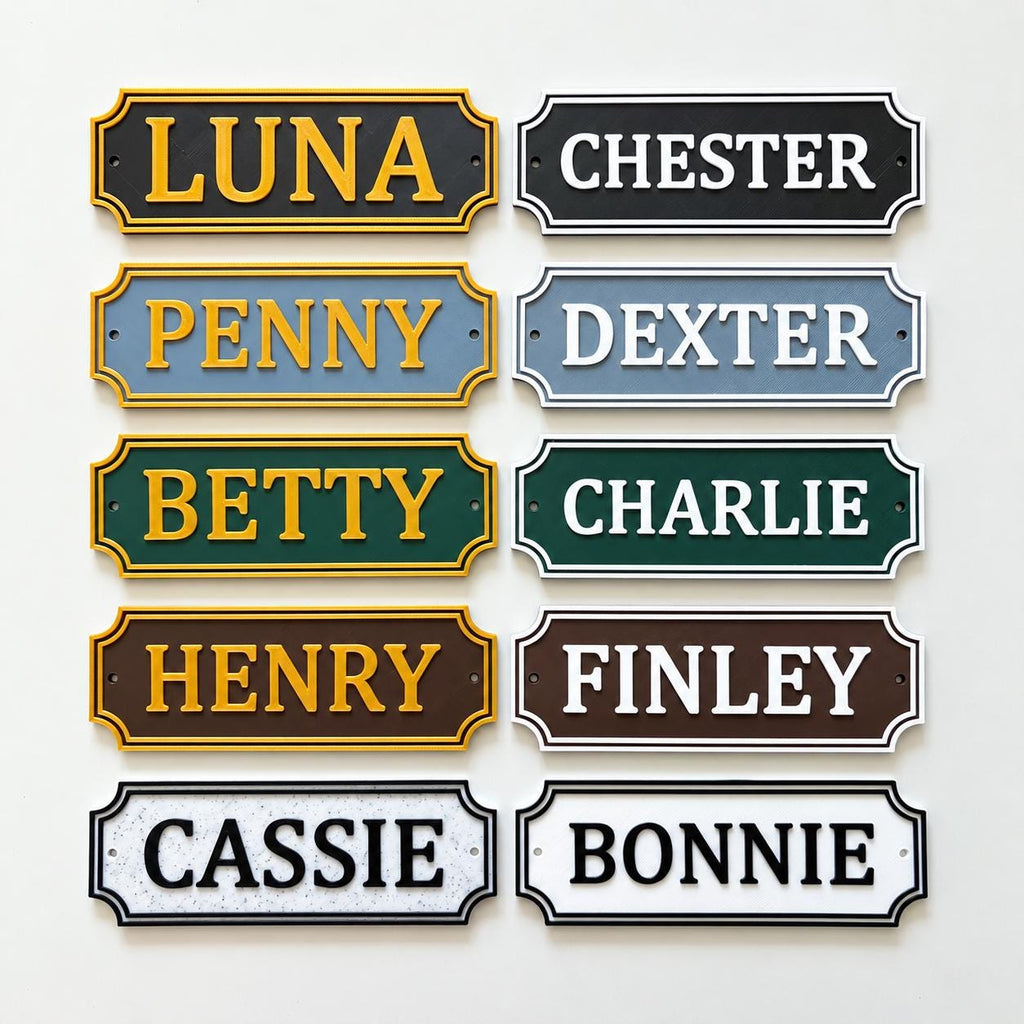 Personalised Stable Door Horse Name Sign – Paddock Trailer Stall Yard Barn Plate