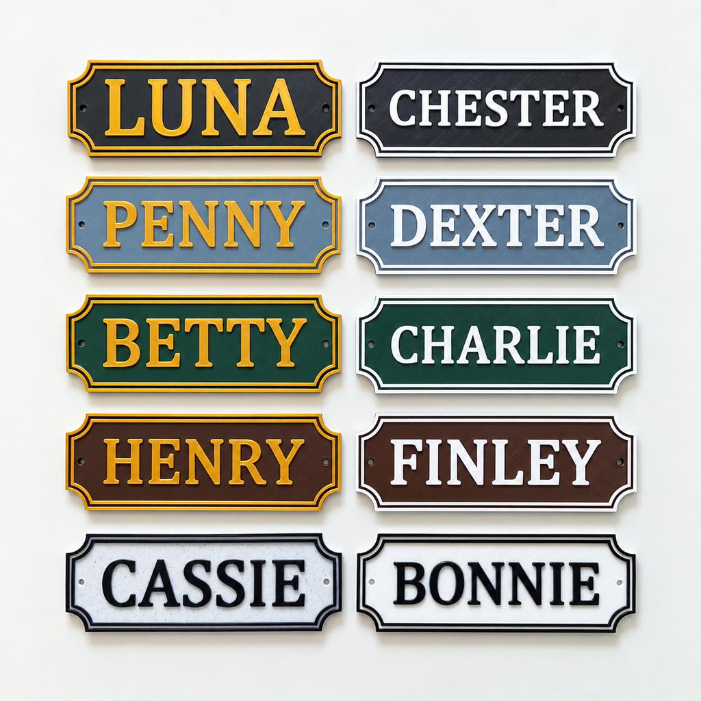 Personalised Stable Door Horse Name Sign – Paddock Trailer Stall Yard Barn Plate