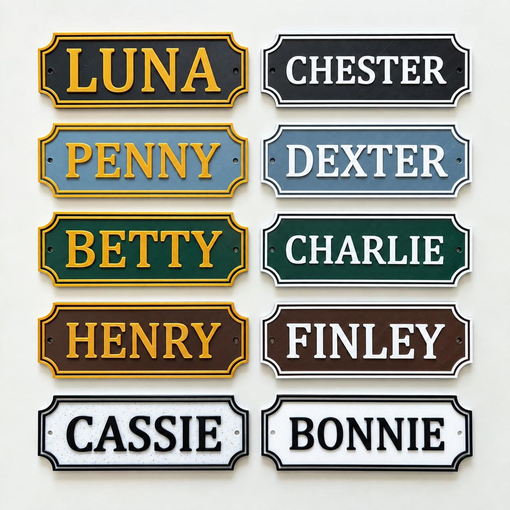 Personalised Stable Door Horse Name Sign – Paddock Trailer Stall Yard Barn Plate