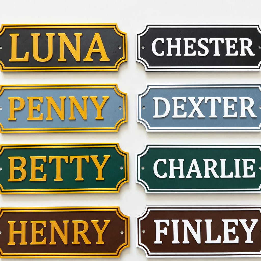 Personalised Stable Door Horse Name Sign – Paddock Trailer Stall Yard Barn Plate