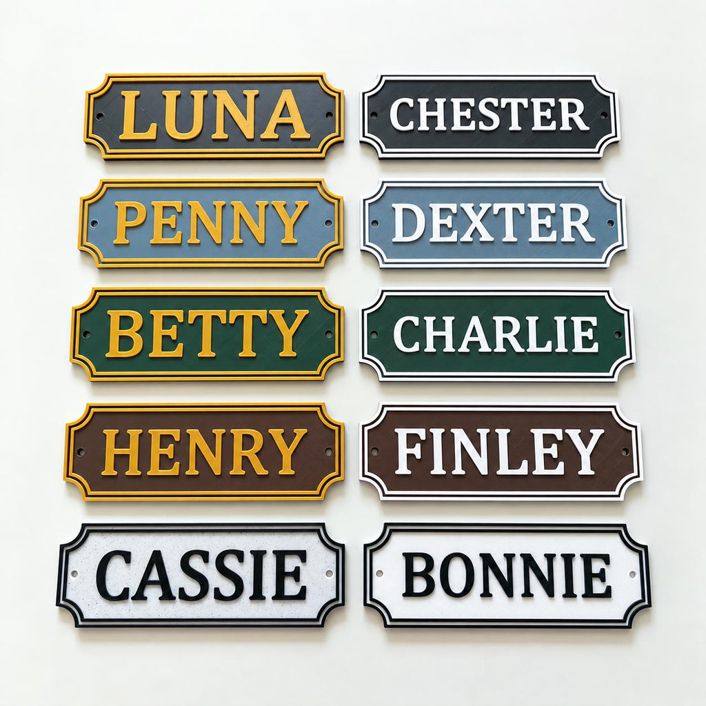 Personalised Stable Door Horse Name Sign – Paddock Trailer Stall Yard Barn Plate
