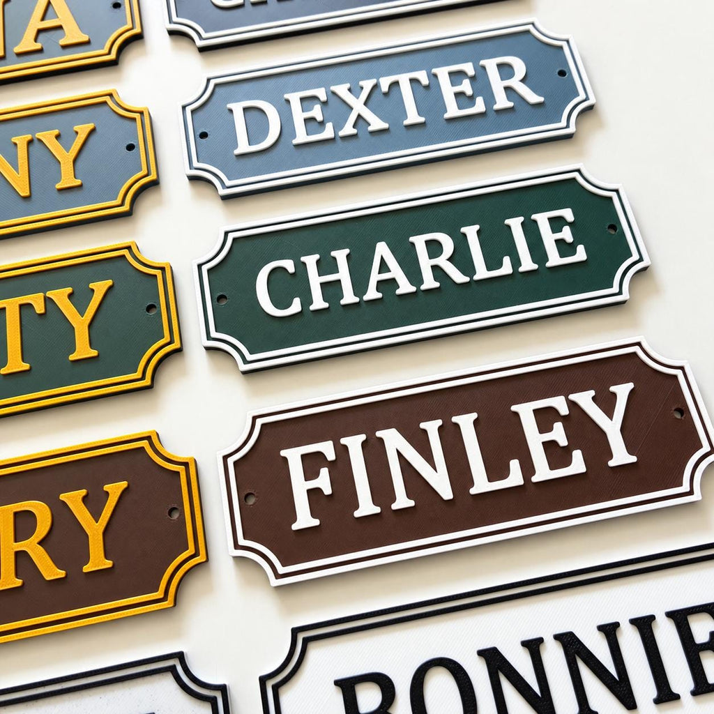 Personalised Stable Door Horse Name Sign – Paddock Trailer Stall Yard Barn Plate