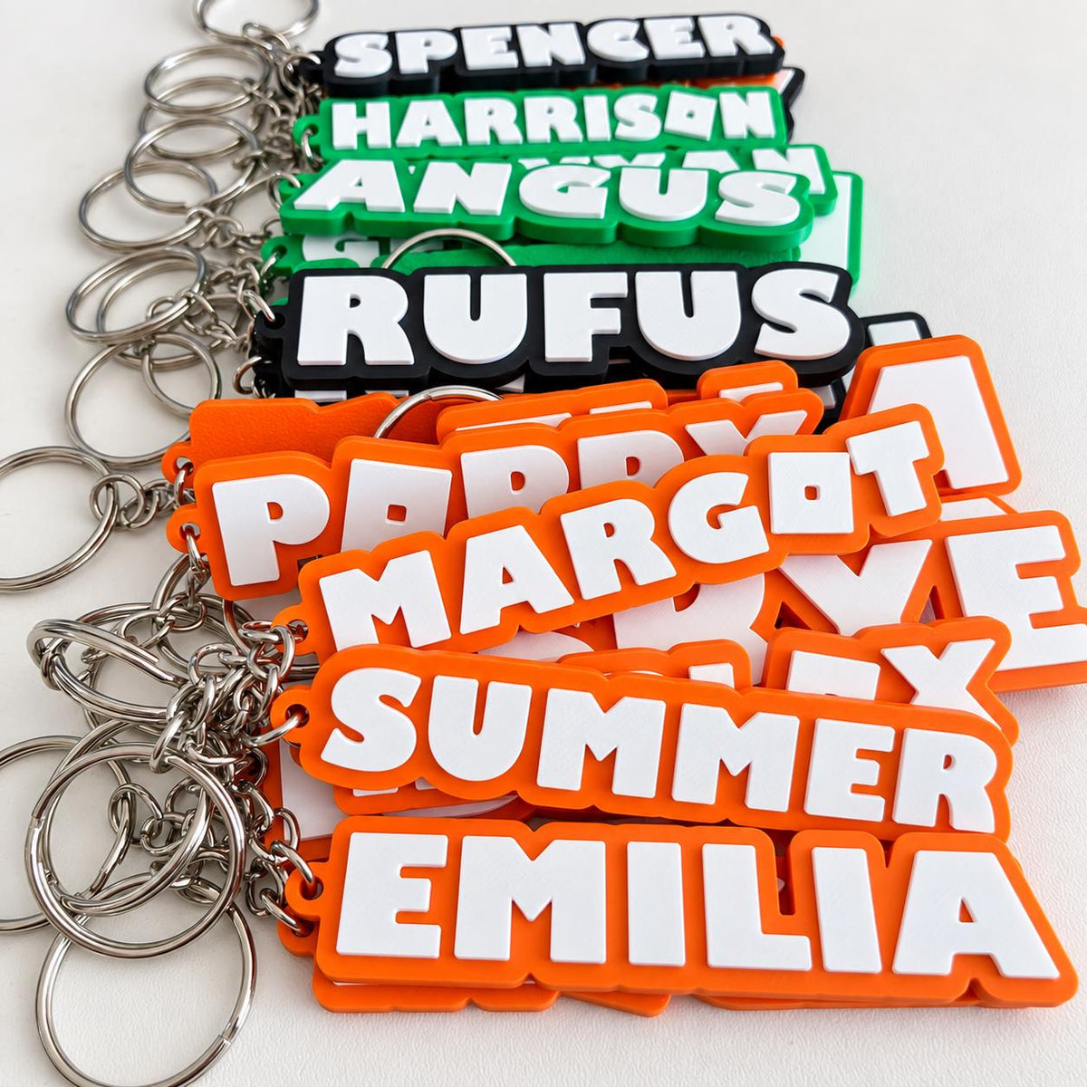 Personalised Name Keyring – Kids Gamer Gaming Keychain Boys Party Bag Charm Gifts