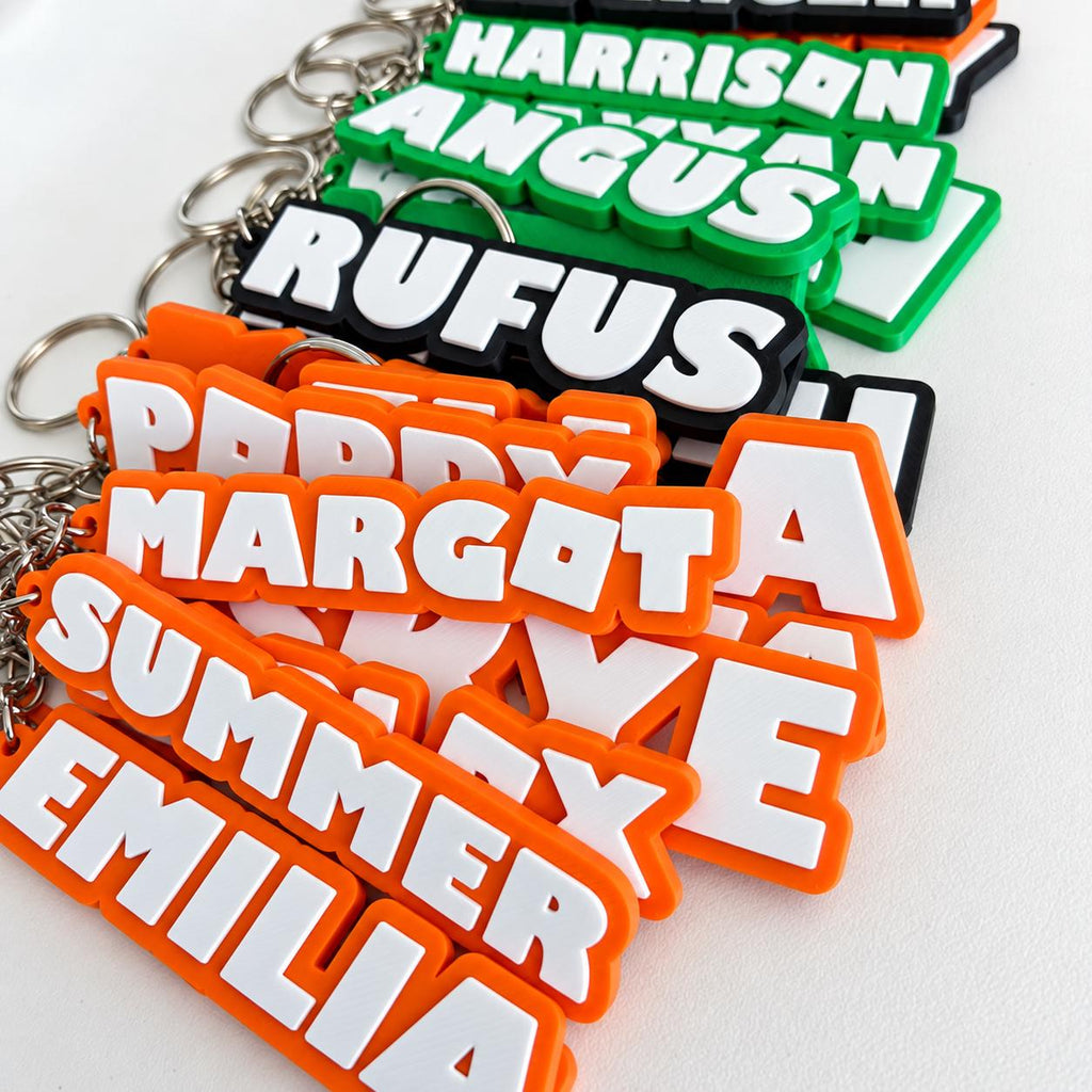 Personalised Name Keyring – Kids Gamer Gaming Keychain Boys Party Bag Charm Gifts