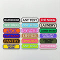 Personalised Text Sign Custom House Home Decor Kids Name Bedroom Bathroom Door