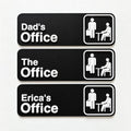 The Office Sign – Home Office Work Room Door Wall House Decoration Decor Gift