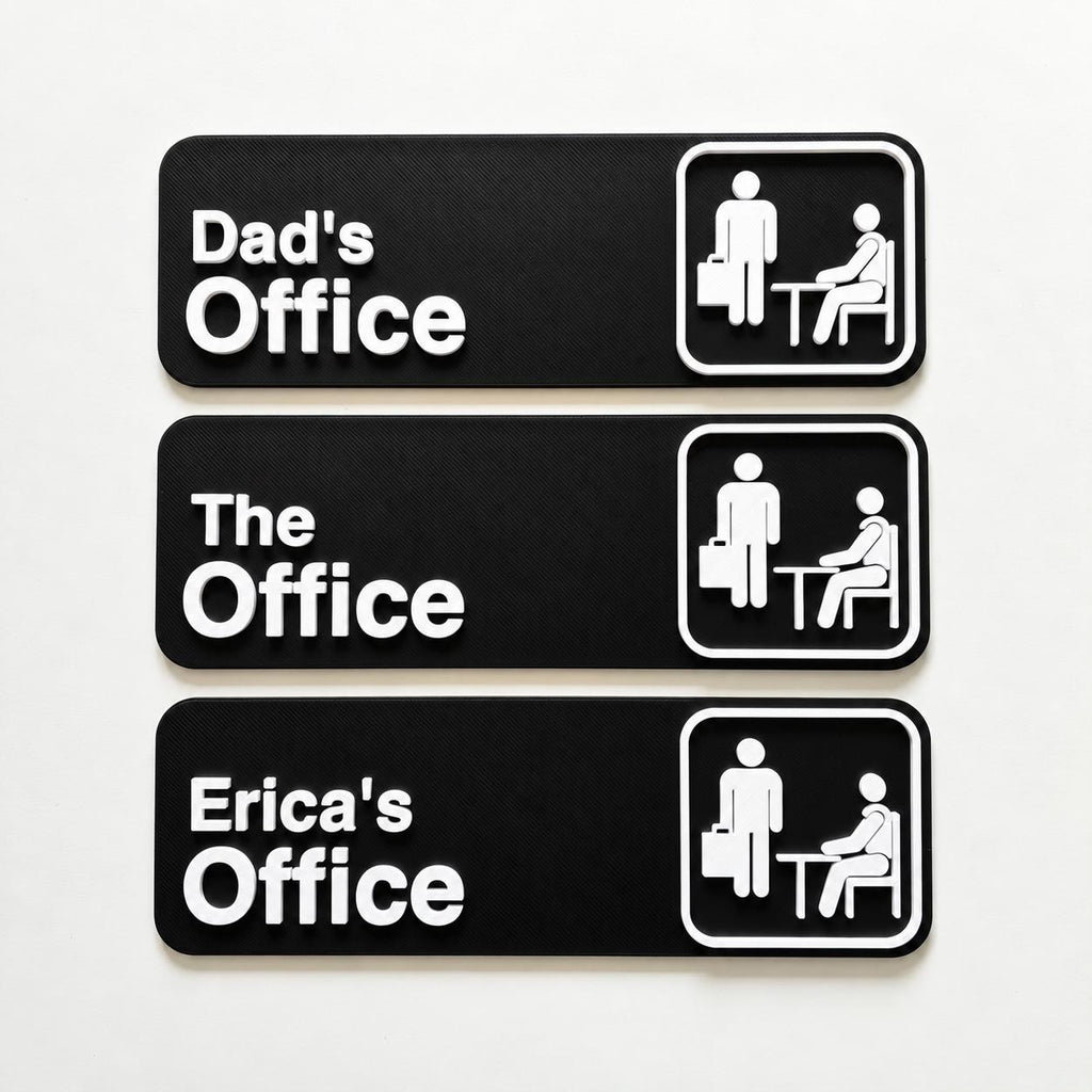 The Office Sign – Home Office Work Room Door Wall House Decoration Decor Gift