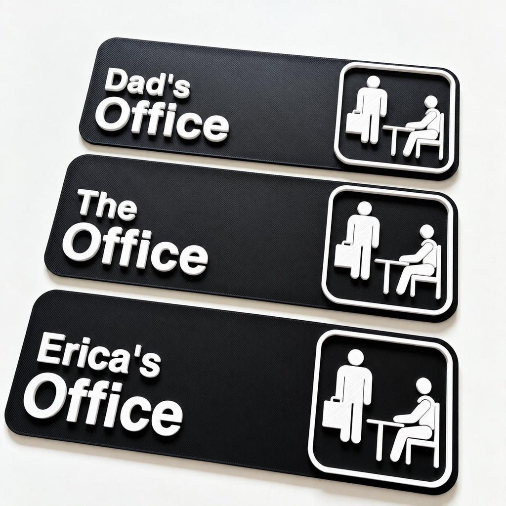 The Office Sign – Home Office Work Room Door Wall House Decoration Decor Gift