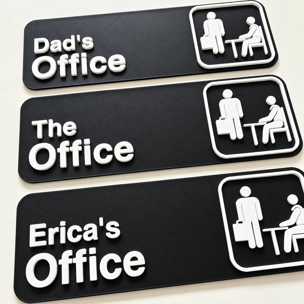 The Office Sign – Home Office Work Room Door Wall House Decoration Decor Gift