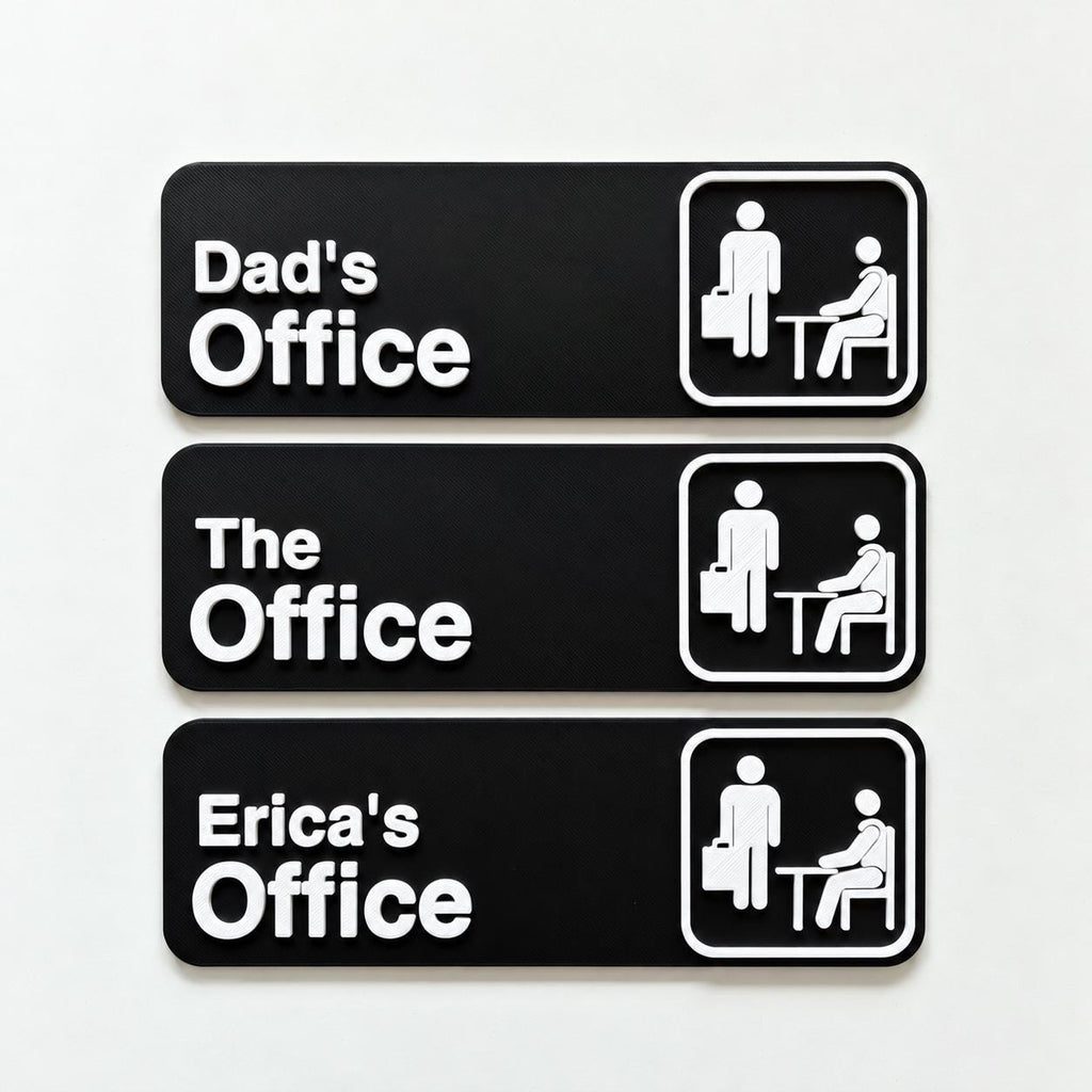 The Office Sign – Home Office Work Room Door Wall House Decoration Decor Gift