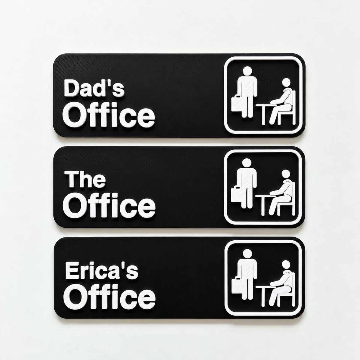 The Office Sign – Home Office Work Room Door Wall House Decoration Decor Gift