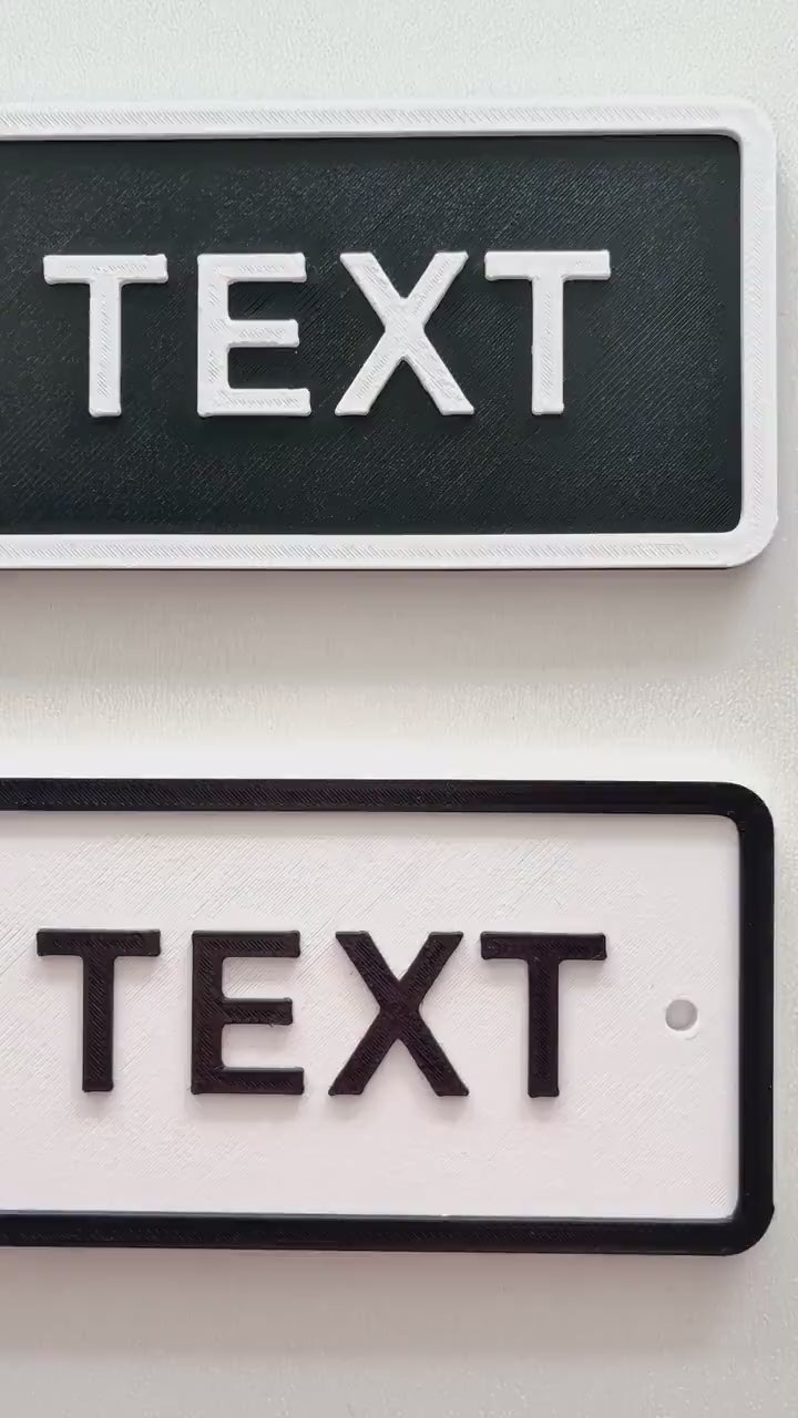 Personalised Your Text Sign – Custom Street Road House Decoration Plate Plaque